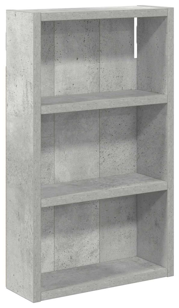 vidaXL Badezimmer-Wandschrank Betongrau 30 x 10 x 50 cm Holzwerkstoff
