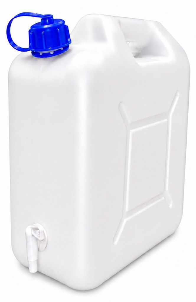 1 bidon de 20 L avec couvercle, robinet de soutirage et bec Image du produit 
