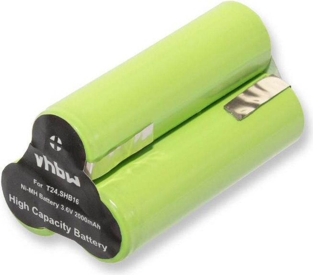 vhbw Akku Ersatz für BaByliss SHB16 für Rasierer (2000 mAh, 3,6 V, NiMH)