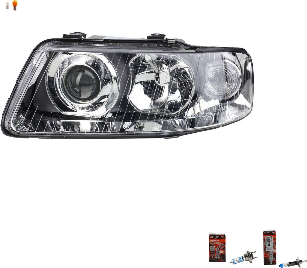 Johns, Scheinwerfer + Osram Night Breaker Laser passend für Audi A3 8L 09/00-05/03 Links 8L0941003K 8L0941003AF