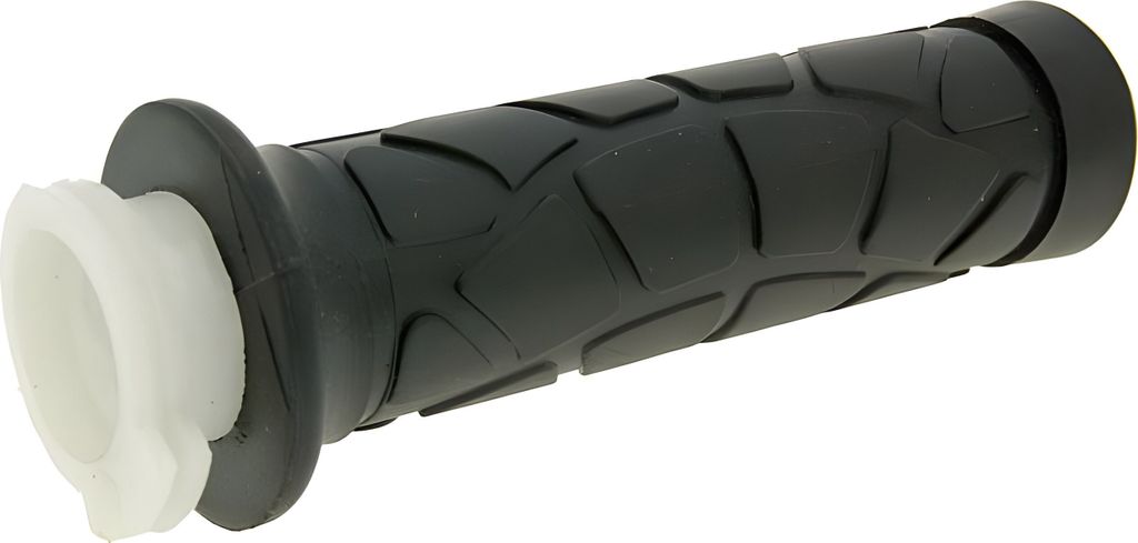 101_Octane Gasgriffhülse mit Griffgummi rechts schwarz kompatibel mit GY6 125/150ccm
