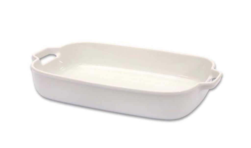 Thun 1794 Mittlere Auflaufform mit Griffen, tschechisches Porzellan, 34,5 cm, Thun