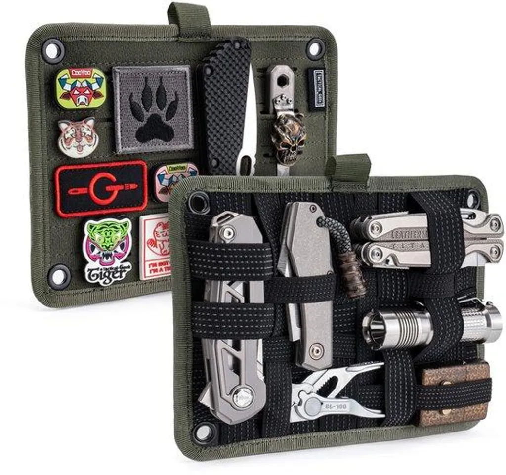 Porte-objets antidérapant vert pour accessoires de voyage et électronique