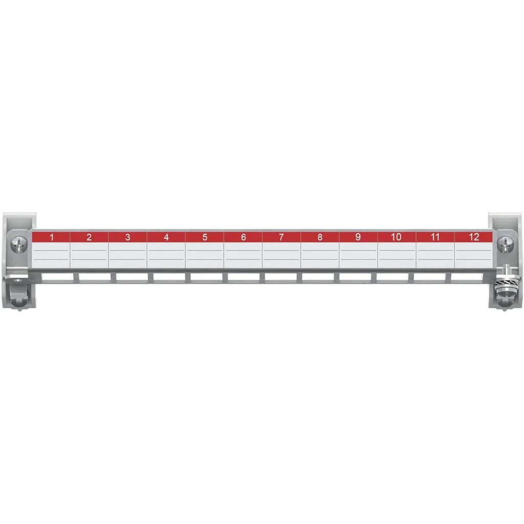 Panneau de brassage 12 modules STRIEBEL & JOHN E-Dat Keystone Rail DIN