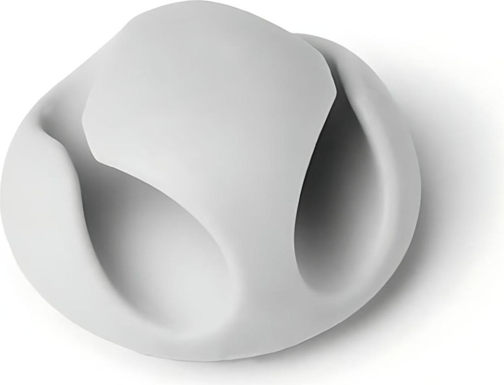 DURABLE Kabel-Clips CAVOLINE® CLIP 2 6 St., 503810 grau Produktbild 