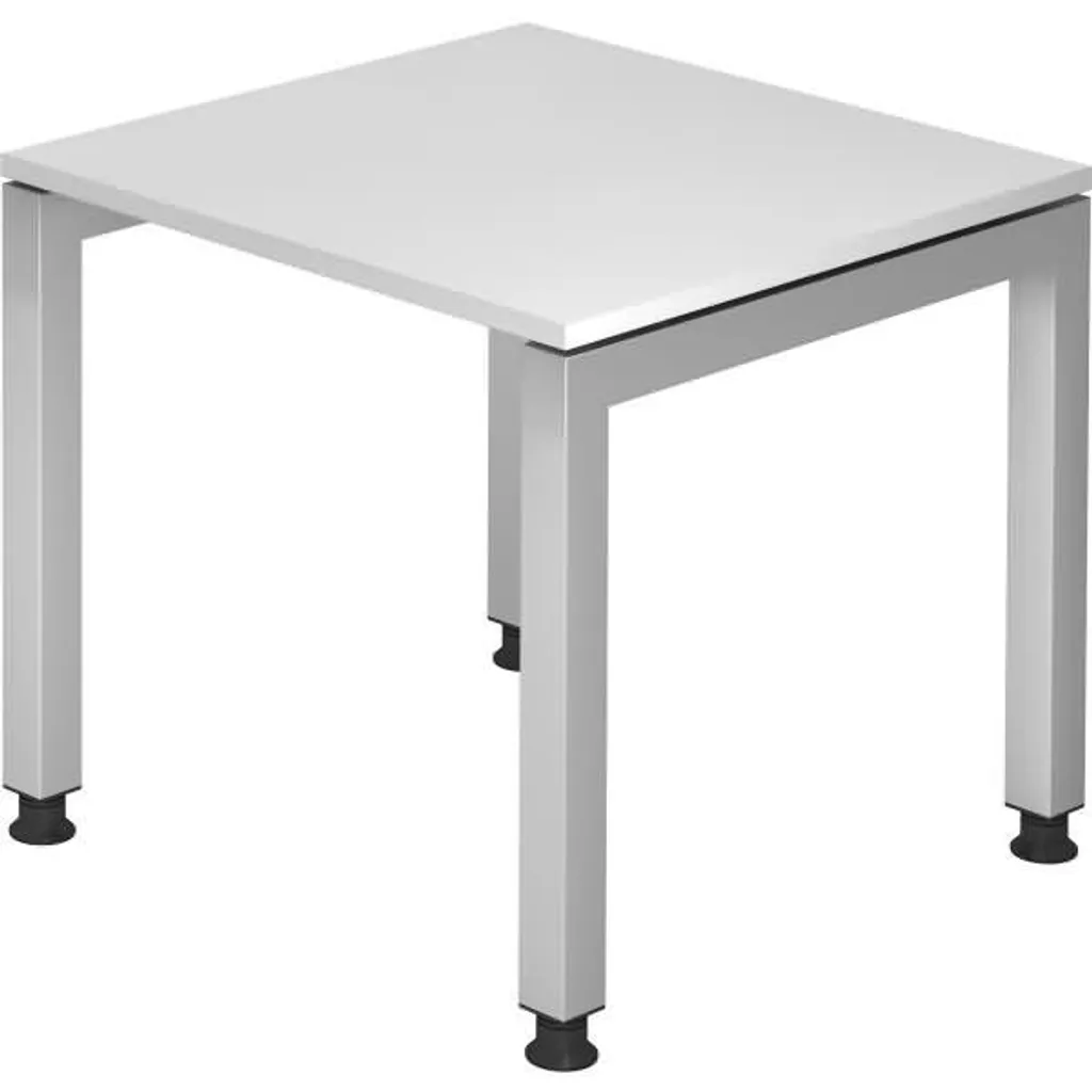 Bureau de télétravail réglable Hammerbacher JS08 blanc design moderne