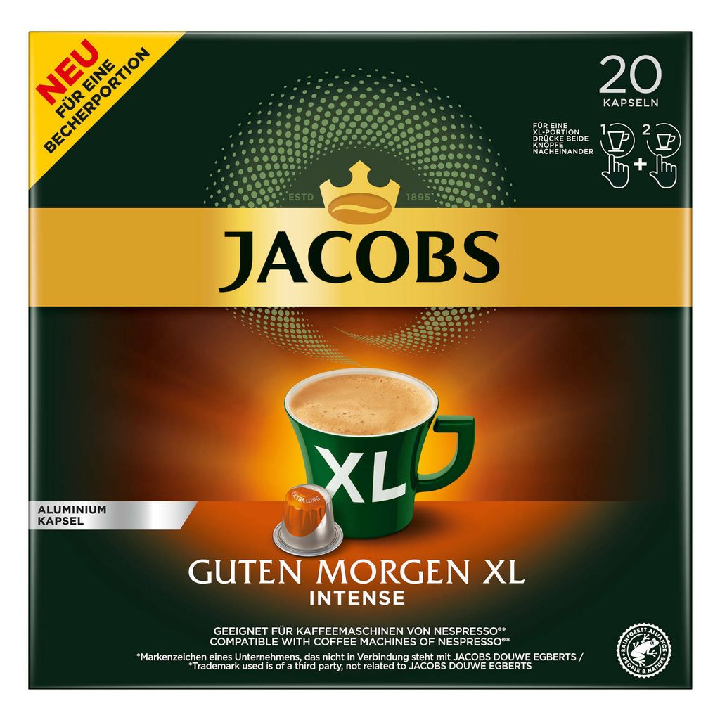 Douwe Egberts Lungo 6 Original XL - 20 Capsules pour Nespresso à 4,49 €