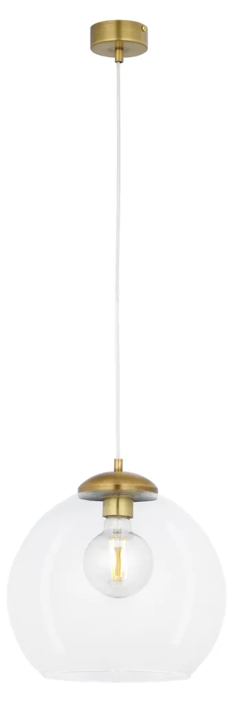Suspension ASTI en laiton et verre Jupiter 1xE27 80x29cm luminaire chic