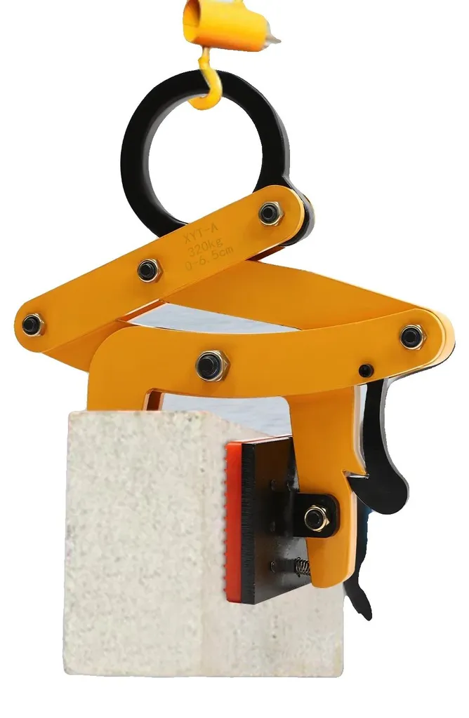 Pince à soulever les pierres 320kg - Ouverture 0-6,6cm en Acier Allié