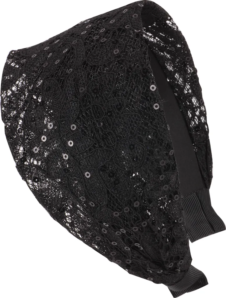 axy cerchietto largo con paillettes signore vintage cerchietto per capelli gioielli per capelli bella HR14A