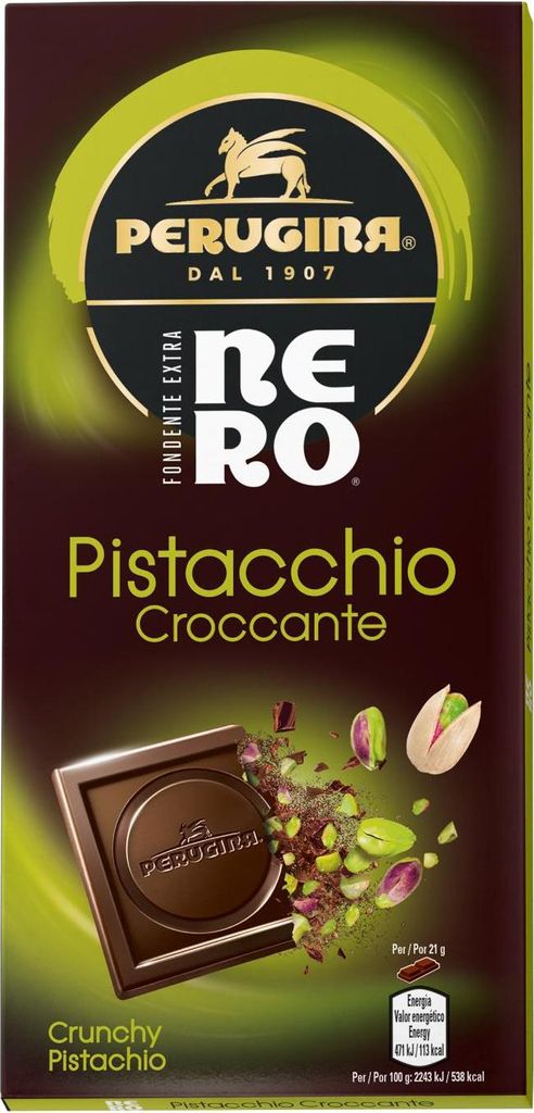Perugina Nero Czekolada Ciemna Z Pistacjami 85 G Zdjęcie produktu 