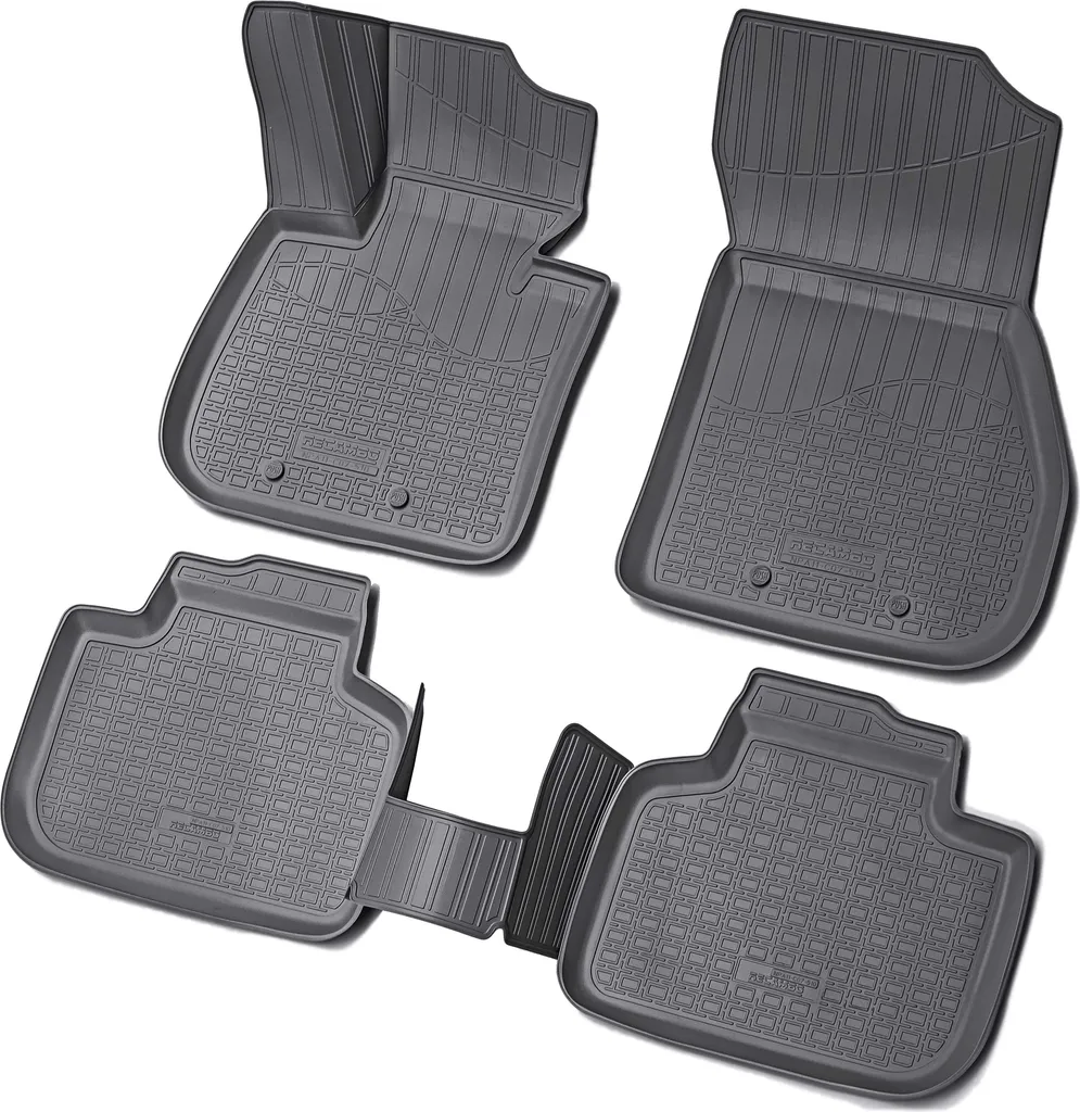 Tappetini su Misura BMW X1 F48 2015-2022 Gomma Premium Design 3D