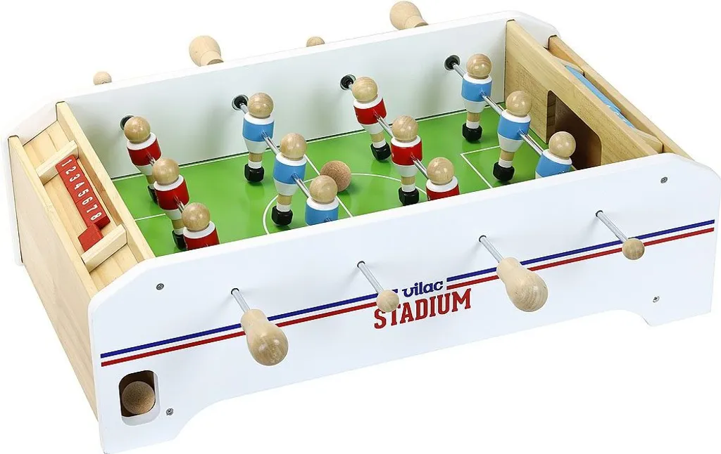 Vilac Football en bois Table de jeu Enfant 4 ans et plus Jeu de bois