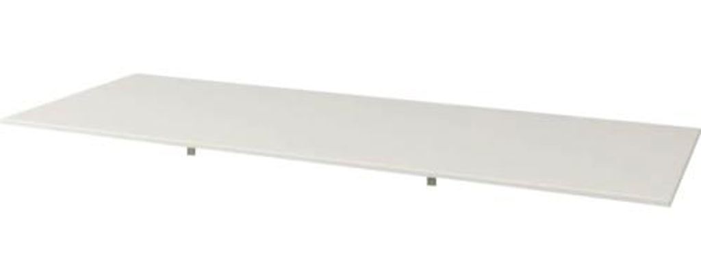 Jungborn Waschtischplatte SEIMILA 121 x 46 cm Weiß Uni ohne Ausschnitt