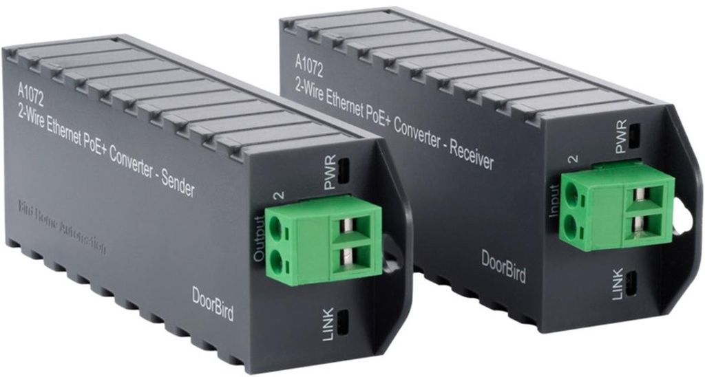 DoorBird A1072 Convertisseur PoE 2 fils Ethernet Image du produit 