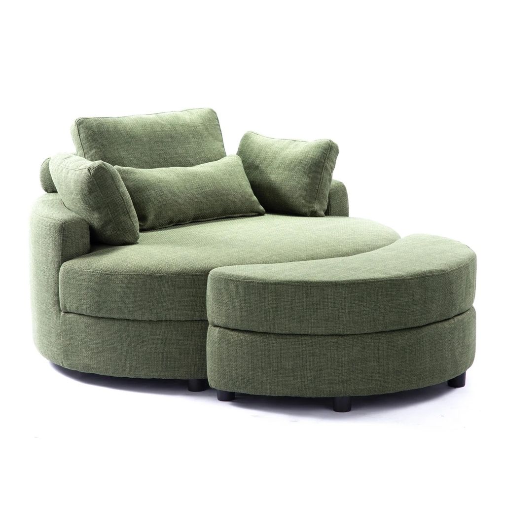 Moderní Křeslo YHL Voyura Q-MYD-2306-LIGHTGREEN S úložným Obrázek produktu 