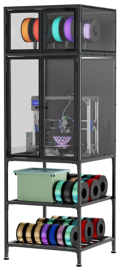 Szafka do drukarki 3D o powierzchni roboczej 59 x 60 cm, z Zdjęcie produktu 