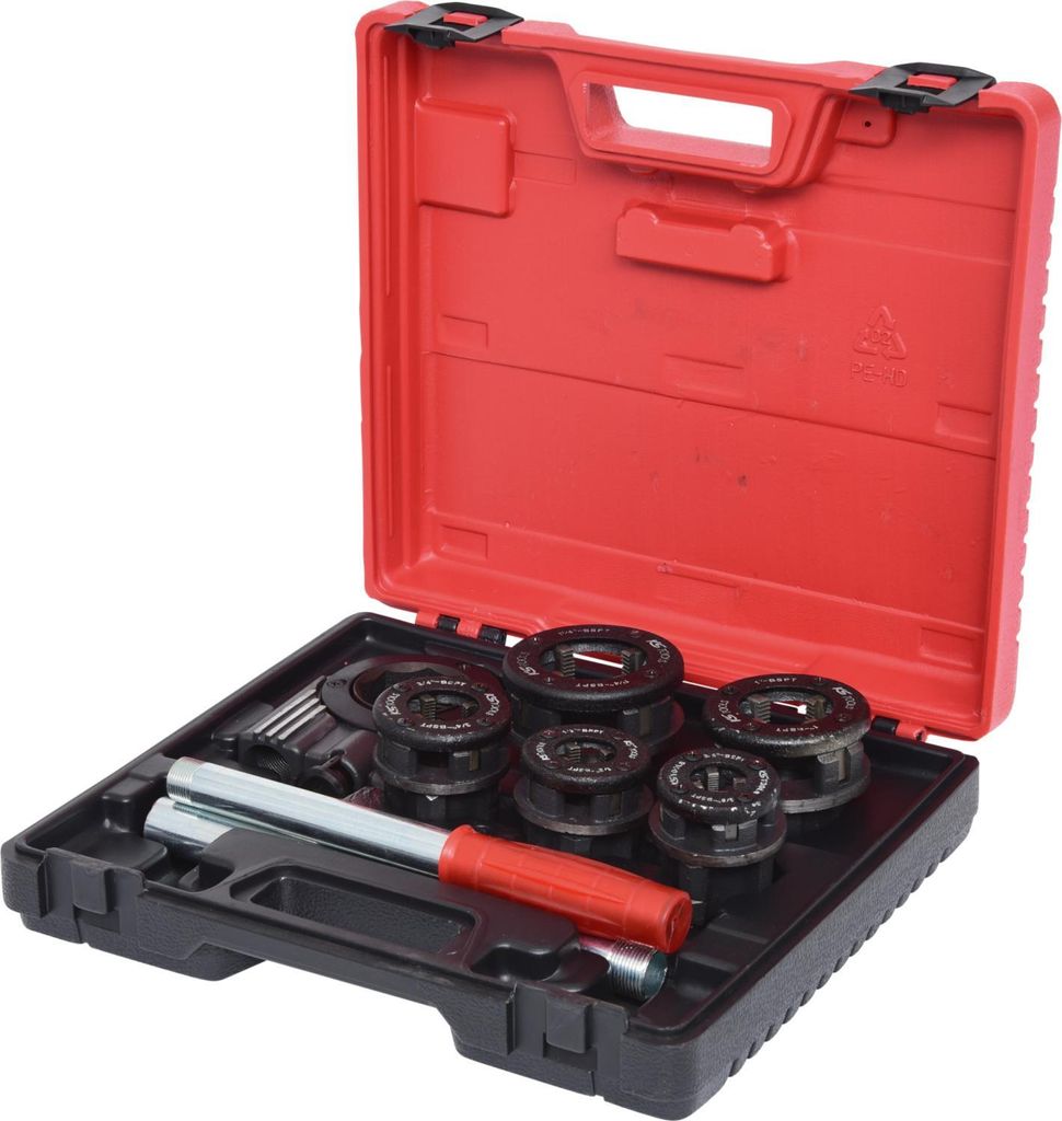 KS Tools Gewinde-Schneidkluppen-Satz 3/8-1.1/4, 8-tlg