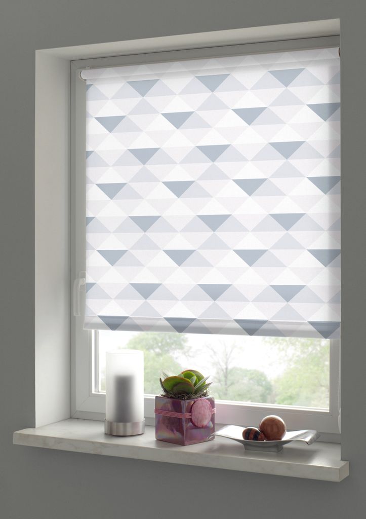 Gardinia EASYFIX Rollo Nachbildung Triangle 60 x 150 cm