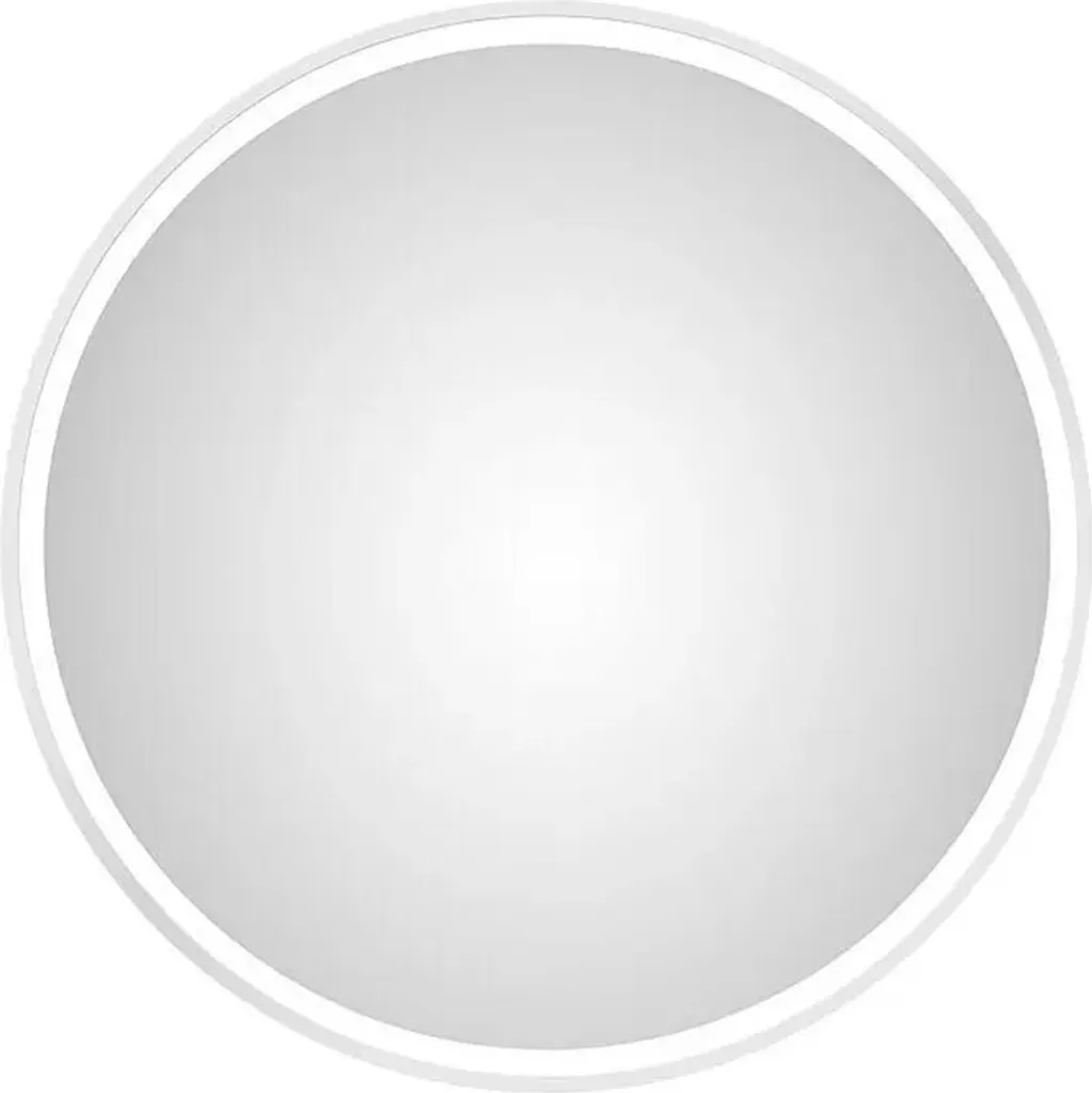 Miroir de salle de bain rétroéclairé Desire 55 cm rond coloris blanc