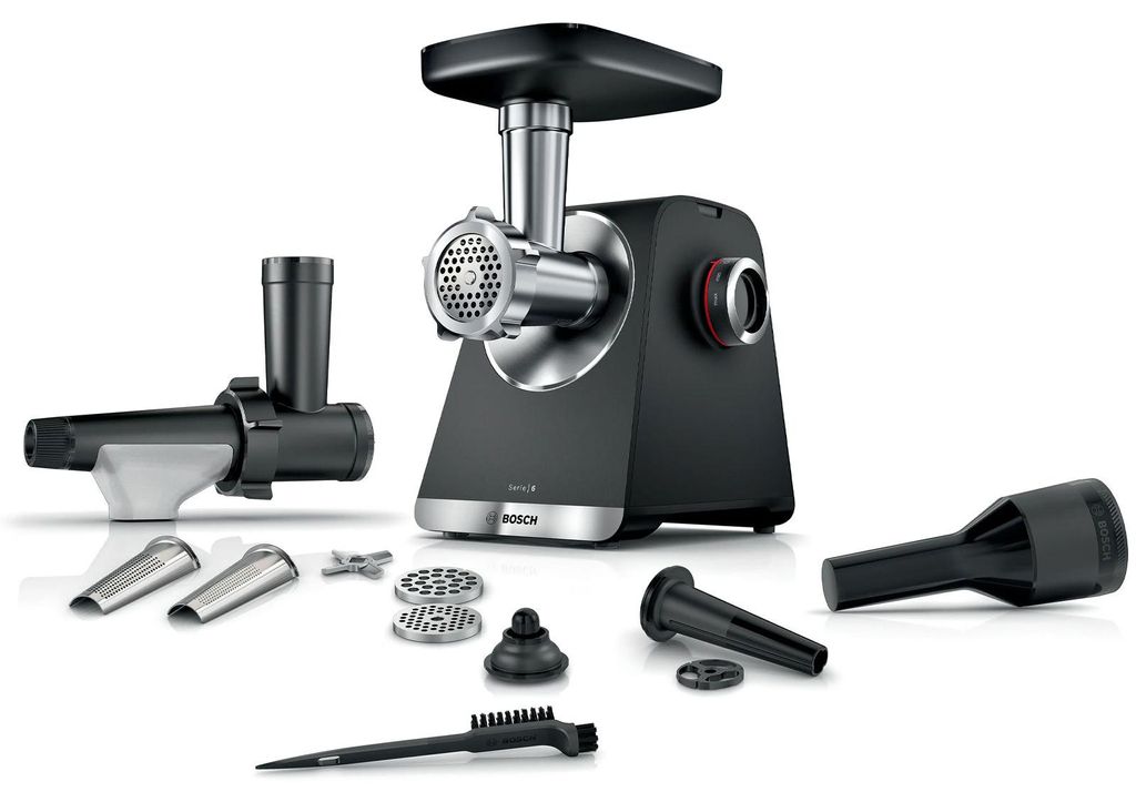 Bosch Serie 6 MFWS650B mincer 500 W Black. Silver Immagine del prodotto 