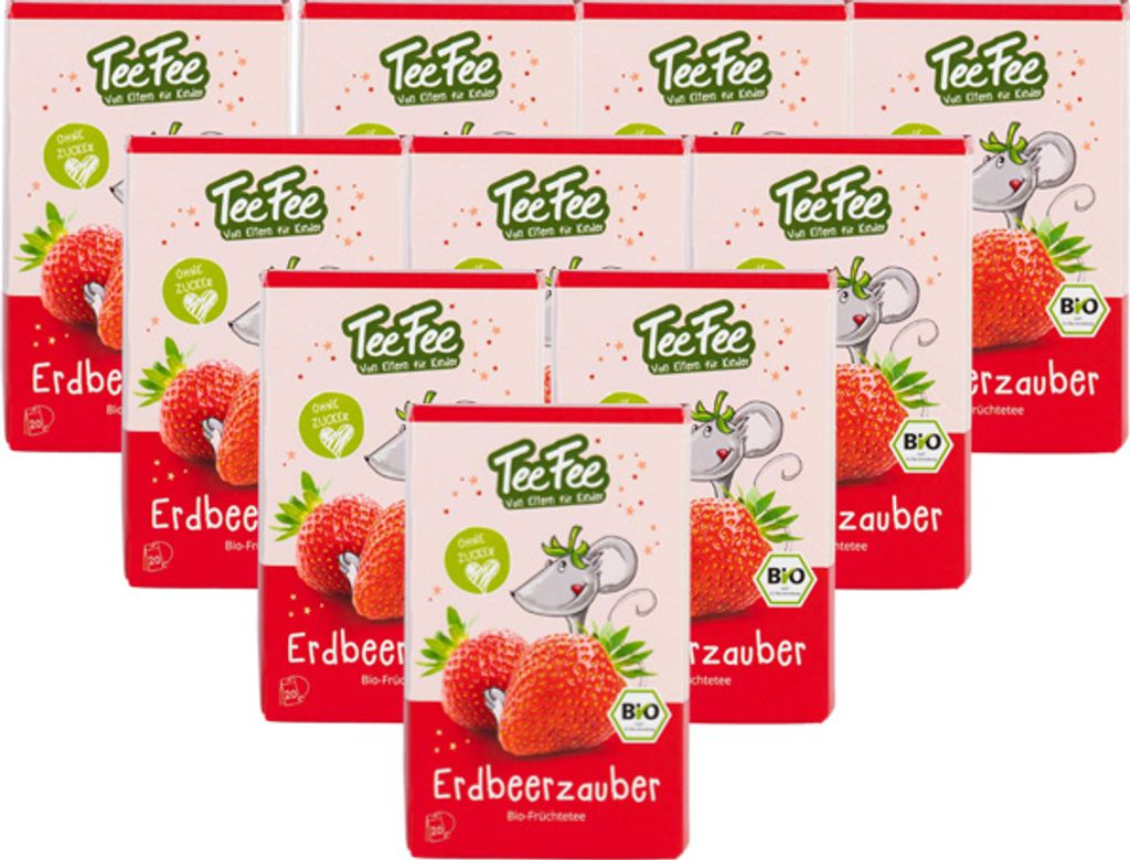 10 x TeeFee - Früchtetee Erdbeerzauber