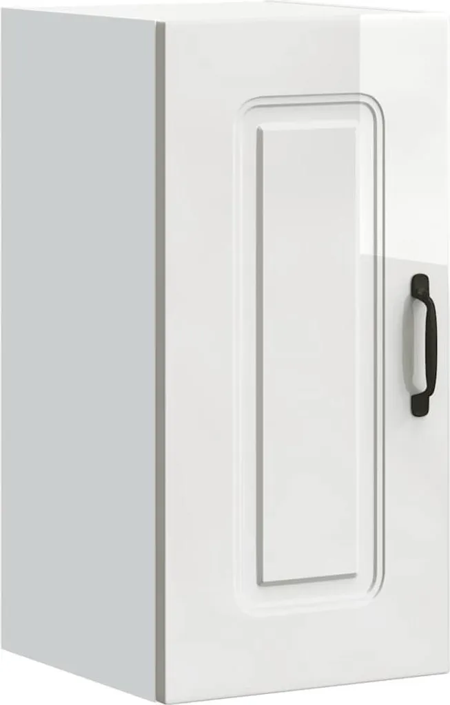 Mobiletto Pensile vidaXL Kalmar Bianco Lucido | Organizza la Cucina