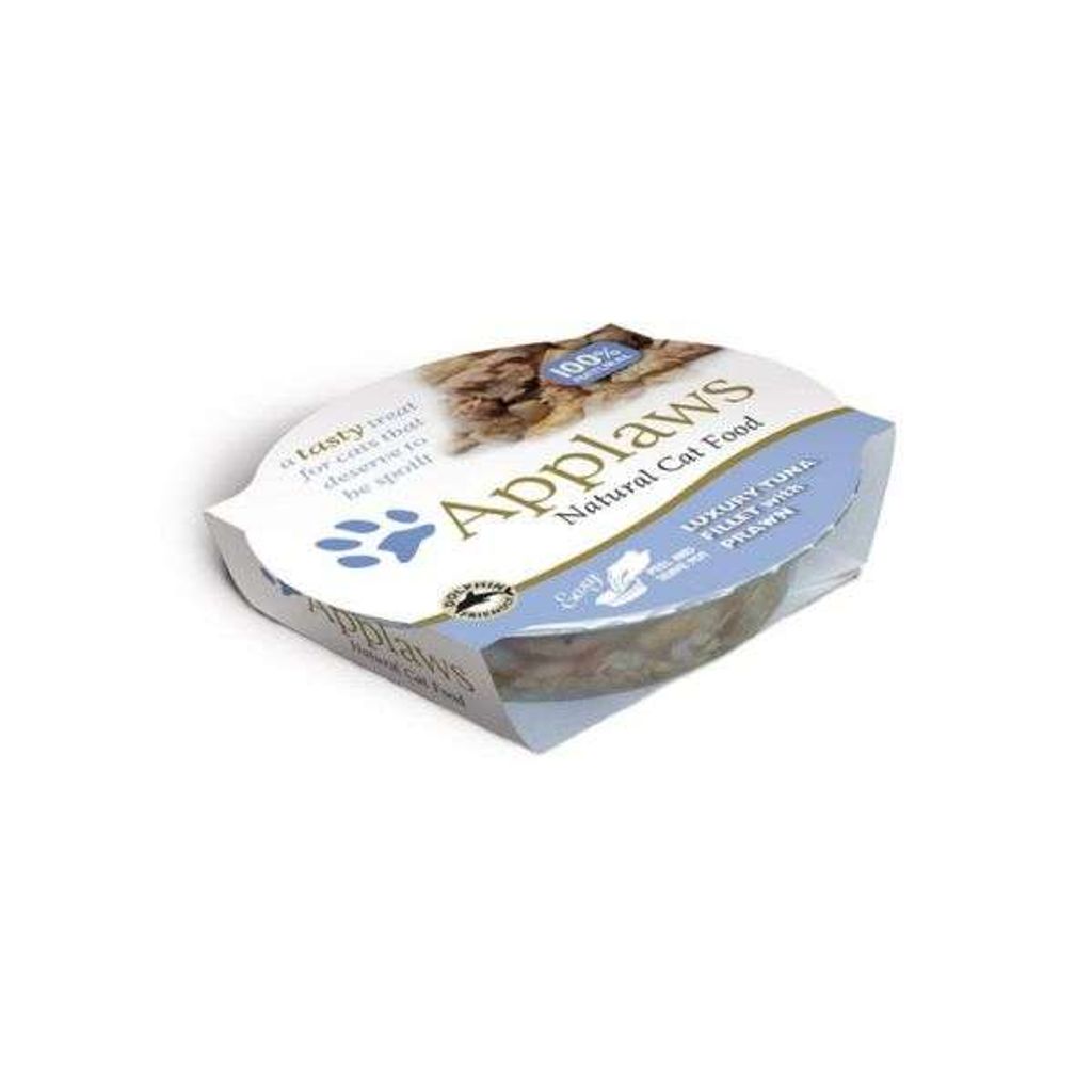 Applaws Katzen Nassfutter Thunfischfilet und Garnelen 60 gx10