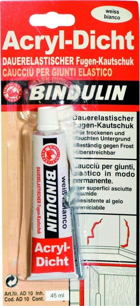 Acryl-Dicht 45 ml Tube SB Farbe: grau, von Bindulin