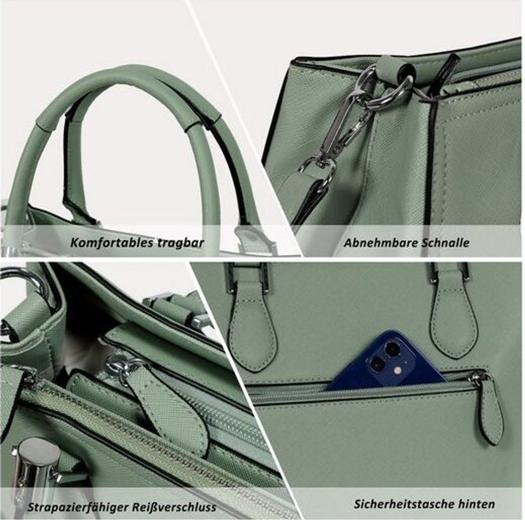 Mofut Handtasche, Damen Handtasche, Henkeltasche Frau Produktbild 5