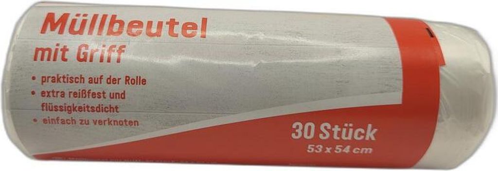 Jeden Tag Müllbeutel 25,0 l transparent, 30 St. Produktbild 