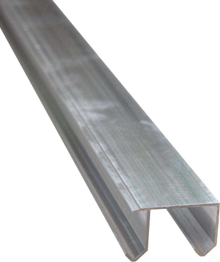 Doppel Laufschiene aus Aluminium in 3 verschiedenen Längen Führungsschiene (30134-2m Lang)