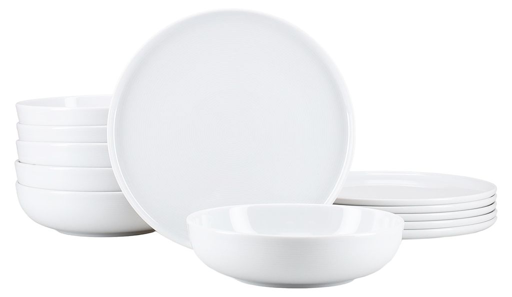 CreaTable, 25078, Session White, Tafelservice 12-tlg, Produktbild 