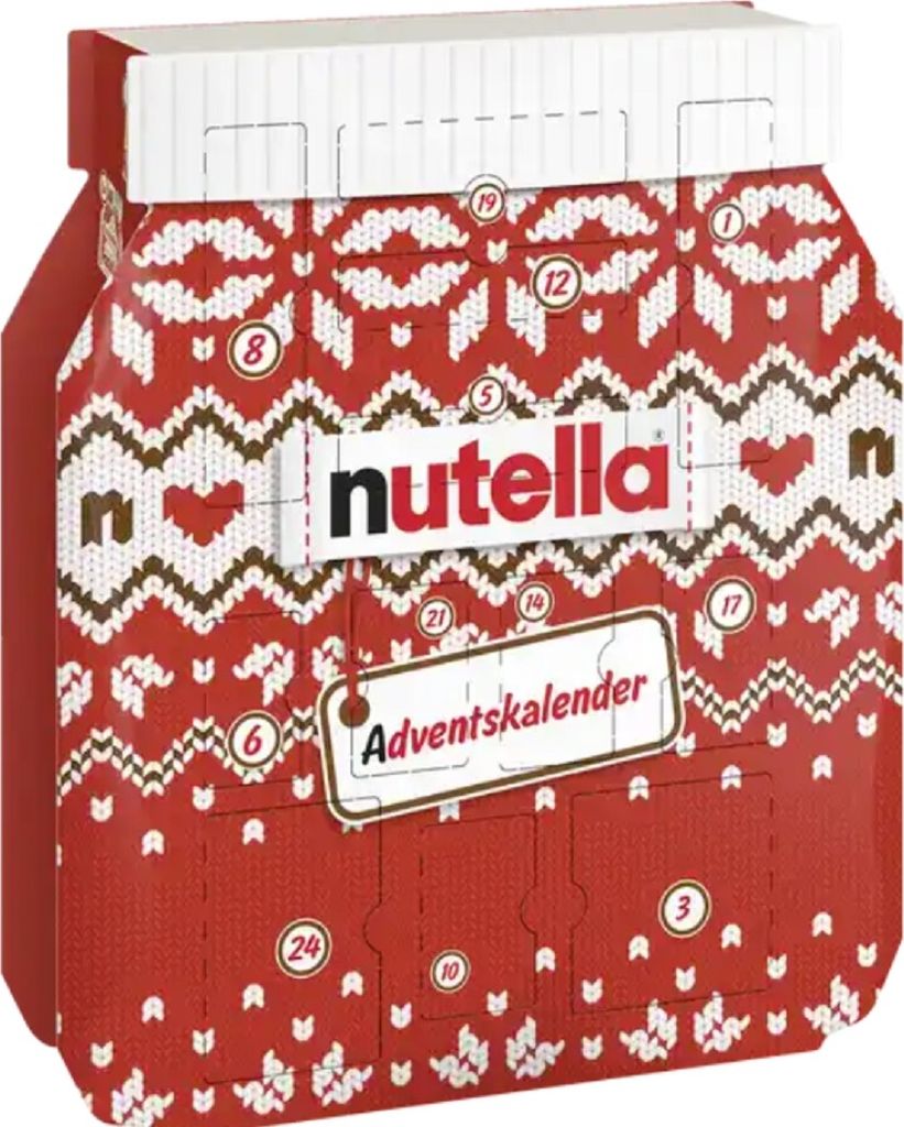 Nutella Adventskalender 2024, 24 Geschenke Kaufland.de