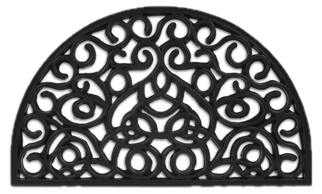 Zerbino in gomma Relaxdays, 45 x 75 cm, resistente alle Immagine del prodotto 