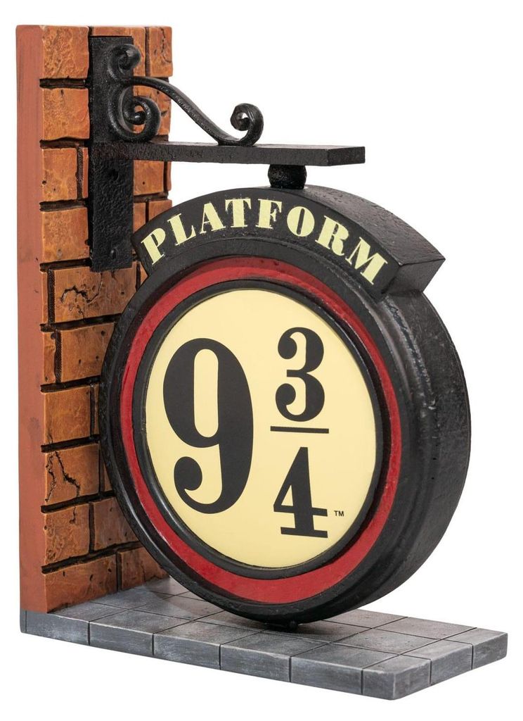 Serre-livres Harry Potter : bouclier Quai 9 3/4, 18 cm - Image du produit 