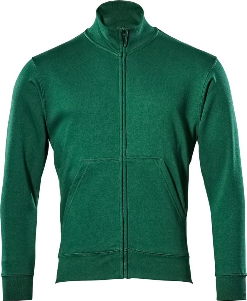 MASCOT Lavit Sweatshirt mit Reißverschluss Größe 2XL, grün | Packung (1 Stück)