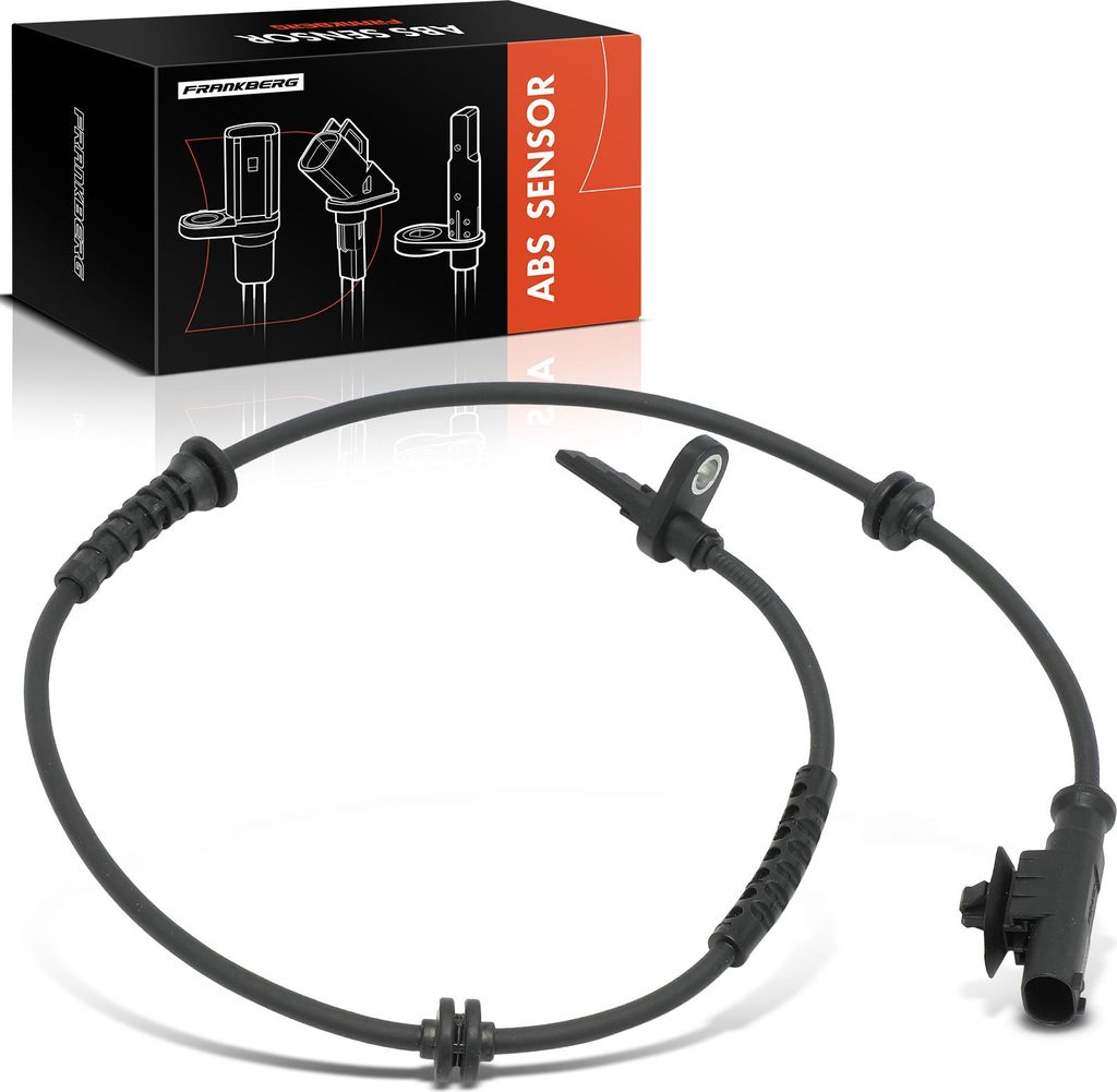 Frankberg 1x ABS Sensor Hinterachse beidseitig für Fiat 500L 351 352 0.9L 1.2L 1.4L 1.6L Bj ab 2012