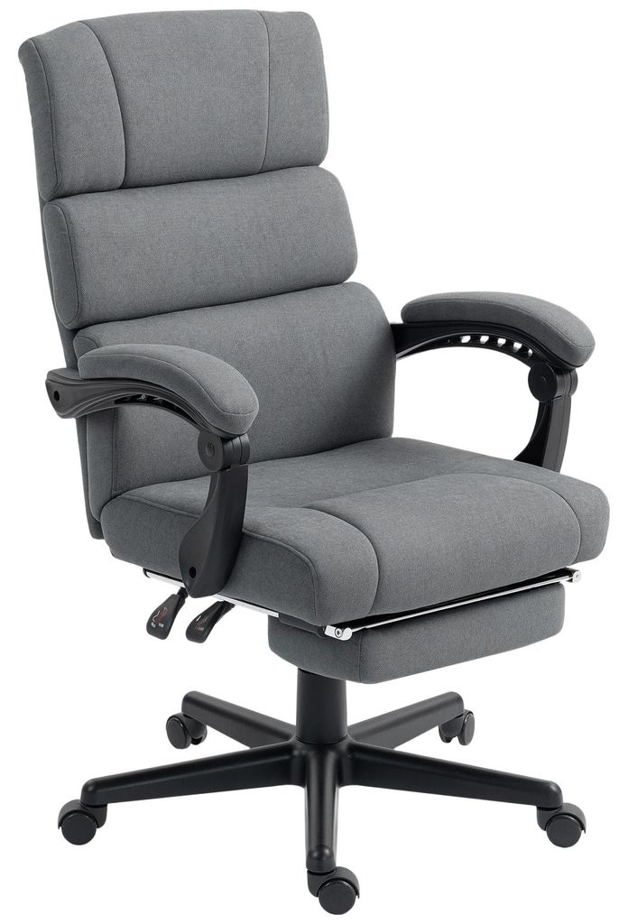 Kancelářská židle HOMCOM, ergonomická s podnožkou ve Obrázek produktu 