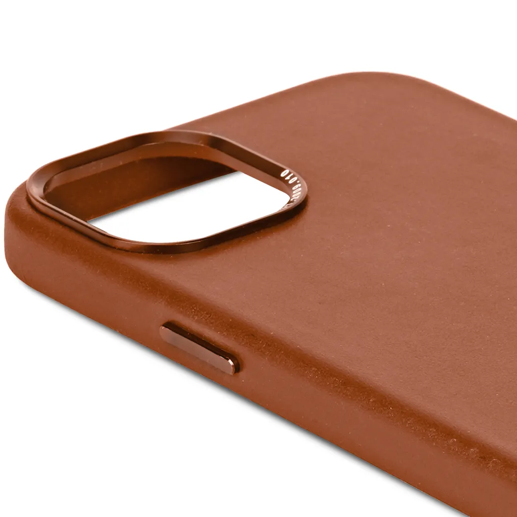 Recensione Decoded Back Cover iPhone 15 Plus Tan Leather MagSafe - 9