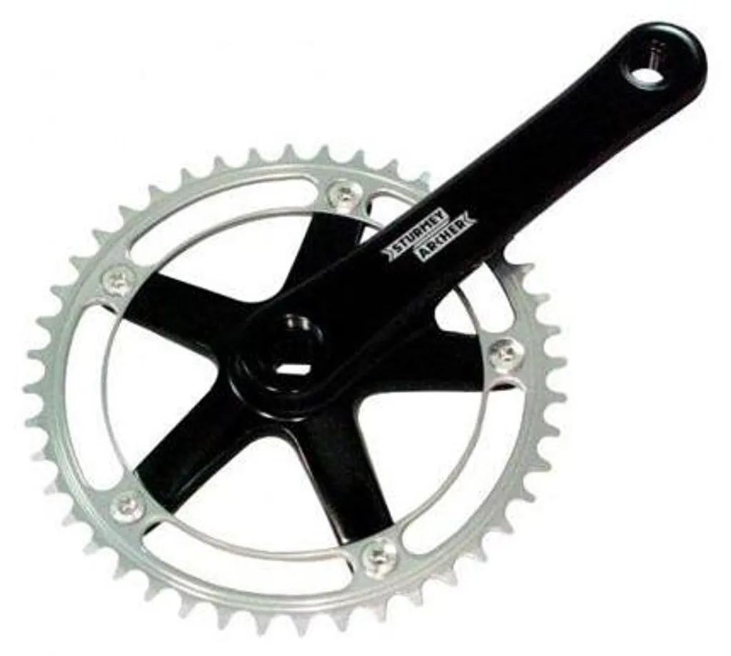 Réparez votre Vélo avec le Pédalier Sturmey Archer 46T FCT66 Robuste Noir