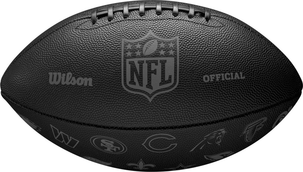 Wilson American Football NFL 32 Team Logo - Schwarz - Offizielle Größe
