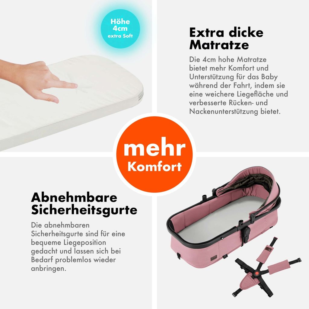 Daliya® FLEXI-PRO 2in1 Kombikinderwagen & Buggy – Produktbild 6