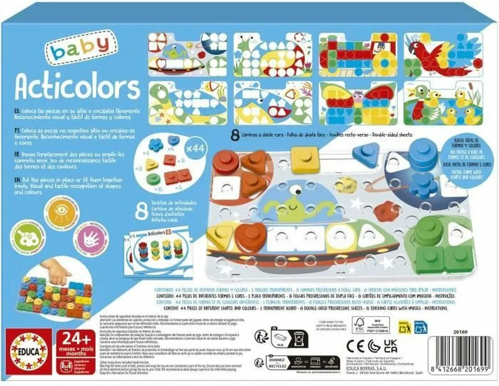 Puzzle Éducatif Educa Jeu de Société pour Enfant de 3 à 5 Ans - Version FR