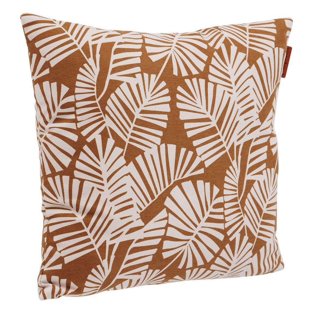 Outdoor deko-kissen "fylie" palme & camel 40x40cm aus polyester - Hespéride
