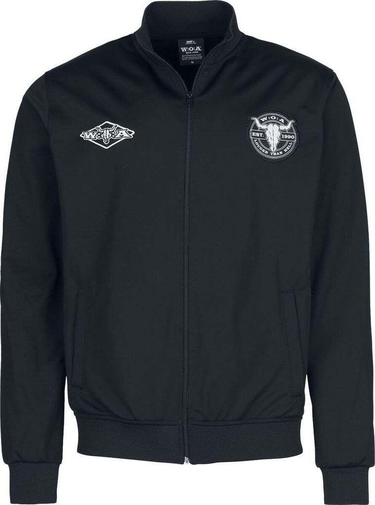 Wacken Trainingsjacke Herren Soccer Trackjacket schwarz XL