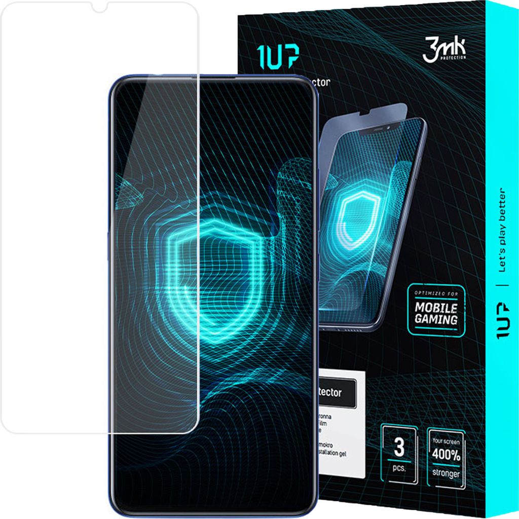 3mk Display Schutzfolie 1UP für Vivo S1 Pro transparent Gaming (3 Stück)