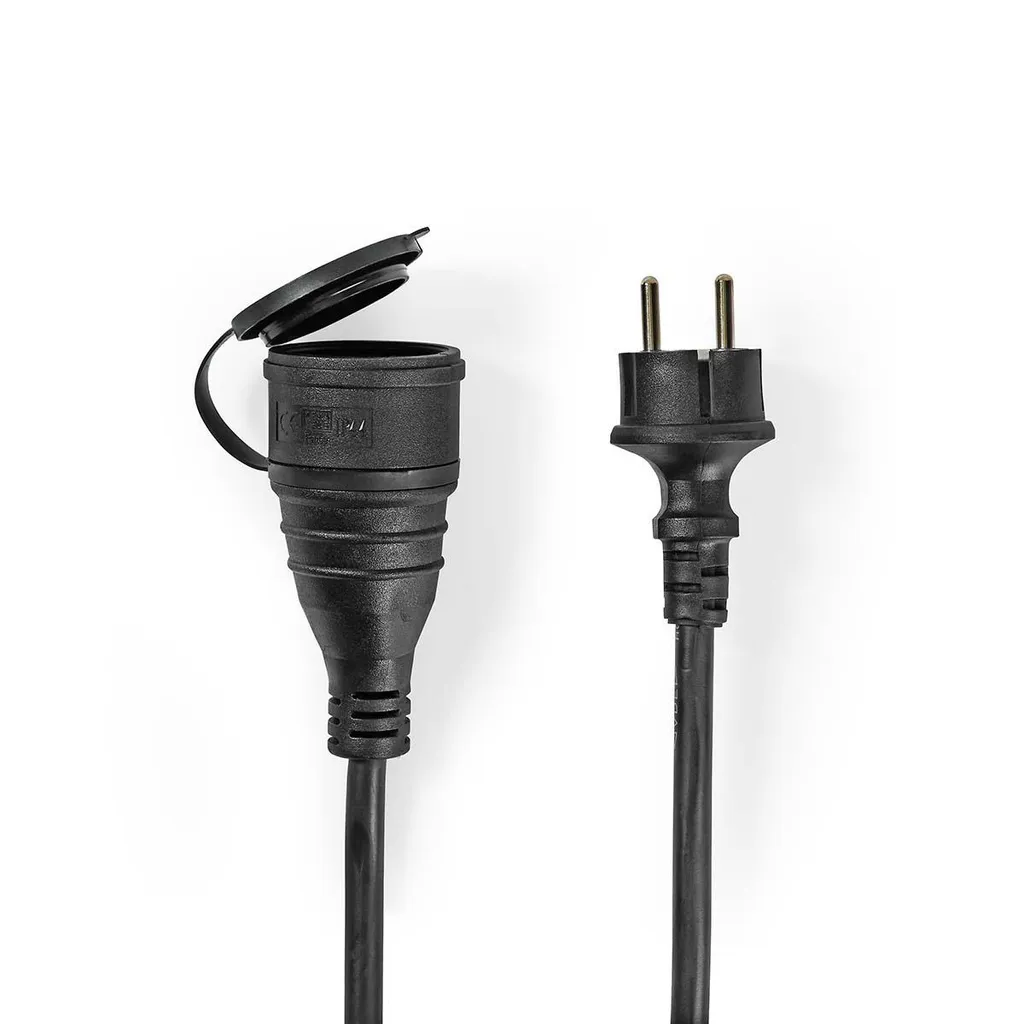 Câble prolongateur électrique 20m IP44 robuste pour usage extérieur N