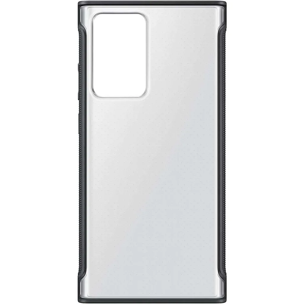 Évitez la Casse : Coque Renforcée Transparente Noire pour Galaxy Note20 Ultra - 4
