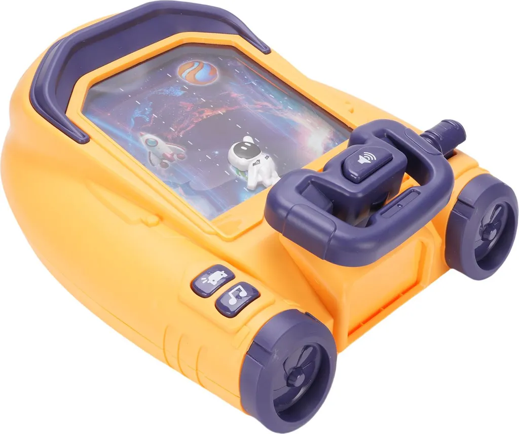 Simulateur de conduite spatiale pour enfant : volant et sons de course